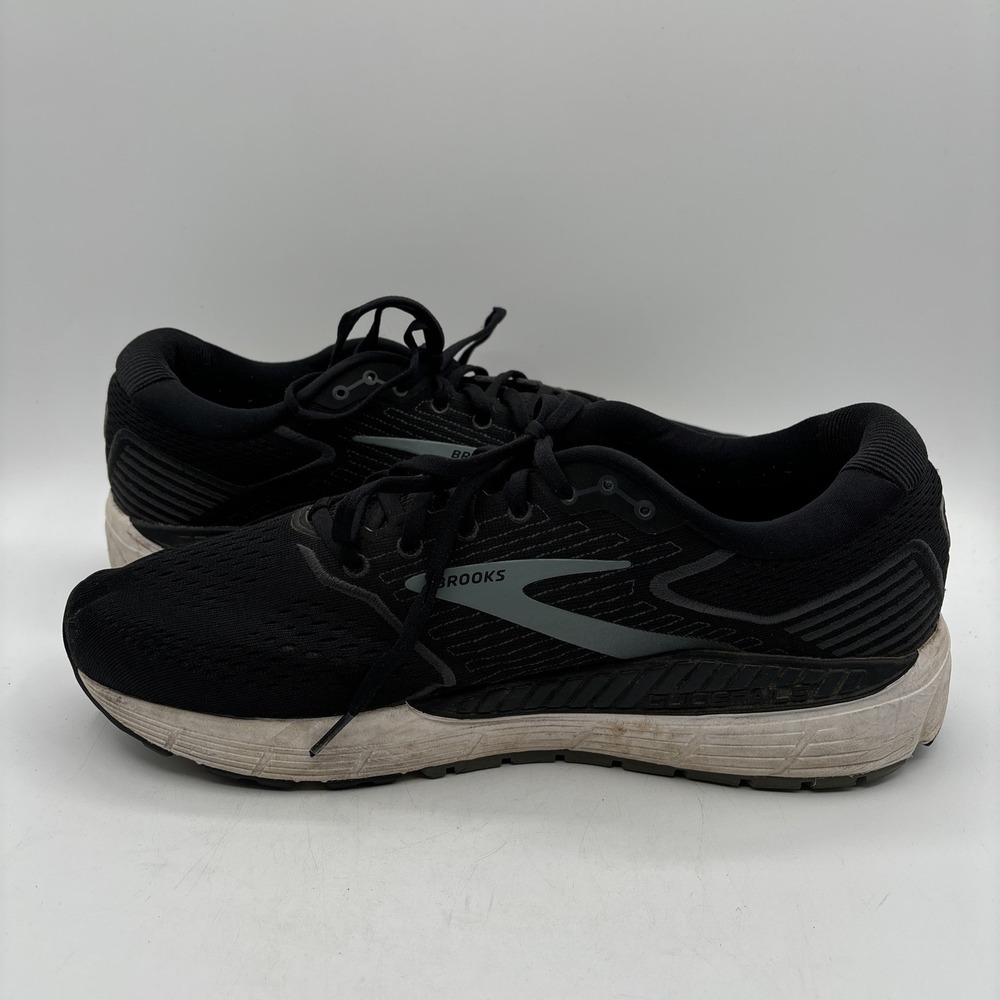Brooks Beast 20 Black Gray Running Shoes Men's US Size 12 Wide 2E 1103272E051 - Picture 7 of 15